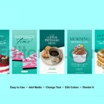 دانلود پروژه آماده پریمیر: استوری اینستاگرام شیرینی پزی