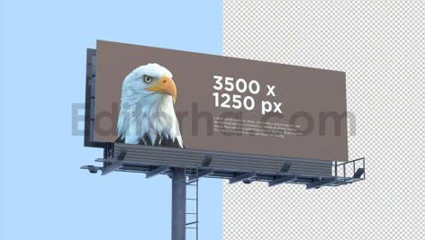 دانلود موکاپ بیلبورد شهری Billboard Mockup2