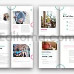 دانلود فایل لایه باز کاتالوگ طرح آموزشی Brochure Education Plan Template
