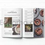 دانلود فایل لایه باز کاتالوگ کتاب آشپزی دسر Dessert cookbook