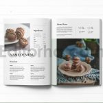 دانلود فایل لایه باز کاتالوگ کتاب آشپزی دسر Dessert cookbook