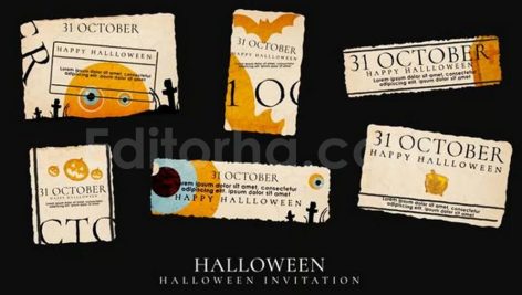 دانلود پروژه آماده پریمیر: دعوت نامه جشن هالووین Halloween Invitation