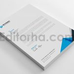 دانلود فایل لایه باز سربرگ Business Letterhead Template