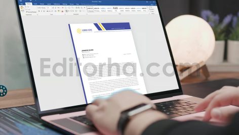 دانلود فایل لایه باز سربرگ Letterhead Template