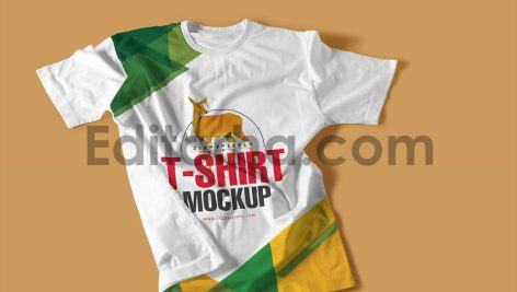 موکاپ تی‌شرت یقه گرد Round-Neck T-Shirt Mockups4