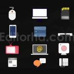 پروژه آماده داوینچی ریزالو: آیکون های فناوری و ارتباطات Communication Icons