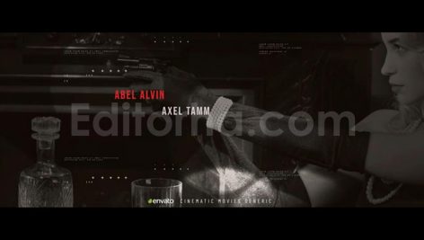 پروژه افترافکت: تیتراژ فیلم Movie Titles