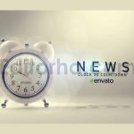 پروژه آماده افترافکت: لوگوموشن ساعت News Clock Logo