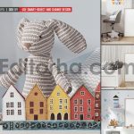 موکاپ پوستر اتاق کودک3