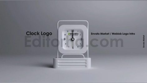 پروژه آماده پریمیر: لوگوموشن ساعت Clock Logo
