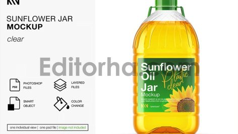 موکاپ بطری روغن2
