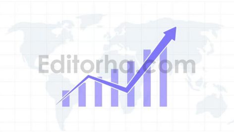 فوتیج موشن گرافیک نمودار رشد
