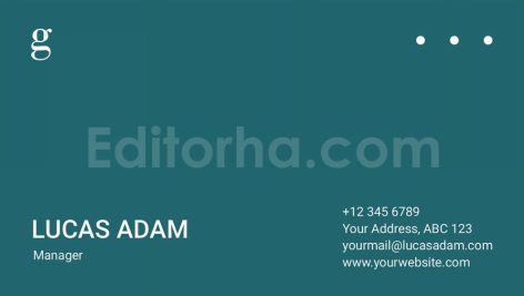 دانلود طرح لایه باز کارت ویزیت
