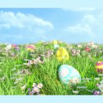 دانلود فوتیج موشن گرافیک تخم مرغ رنگی Easter Eggs