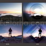 دانلود اکشن فتوشاپ افکت هندسی geometric overlays mask effects