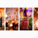 دانلود مجموعه لایه باز قالب اینستاگرام با افکت بوکه Bokeh Instagram Stories