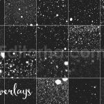 دانلود 20 اکشن فتوشاپ دانه های برف 20 snow overlay textures
