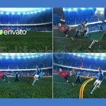دانلود پروژه آماده افترافکت: وله فوتبال با موسیقی Soccer Intro