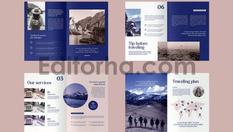 فایل لایه باز کاتالوگ آژانس مسافرتی4