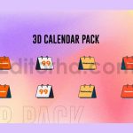 دانلود پروژه آماده افترافکت: پکیج تقویم سه بعدی 3D Calendar Pack