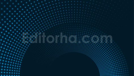 دانلود پس زمینه با نقاط آبی درخشان futuristic glowing tech blue halftones