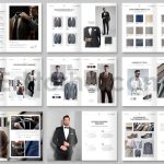دانلود فایل لایه باز کاتالوگ پوشاک مردانه Menswear Catalog Template