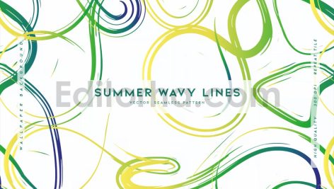 دانلود بک گراند لایه باز خطوط مواج تابستانی Summer Wavy Lines