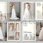 دانلود فایل لایه باز کاتالوگ مد و فشن، لباس عروس Fashion Catalog