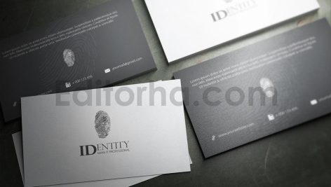 دانلود فایل لایه باز کارت ویزیت مدرن با دیزاین هویتی Identity Business Card