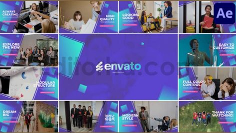 classic slideshow for after effects