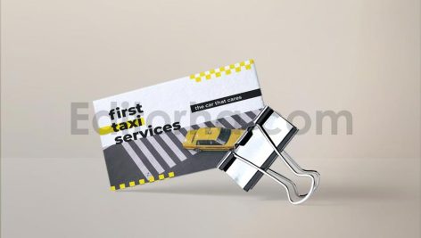 Taxi Services Business Card