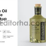 750ml Ceramic Olive Oil Bottle Mockup2