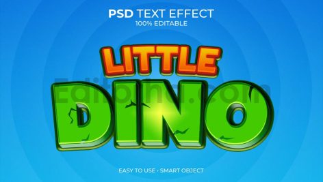 Little Dino Text Effect