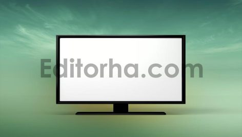 Minimalist Monitor TV Mockup Set.2