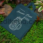 Realitistic Dark-Colored Tote Bag Mockup4