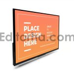 Smart TV Display Mockup Template Set5
