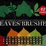 52 Leaves Photoshop Stamp Brushes