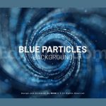Blue Particles Background