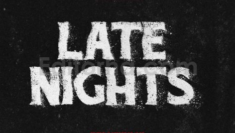 Dust Distortion Text Effect