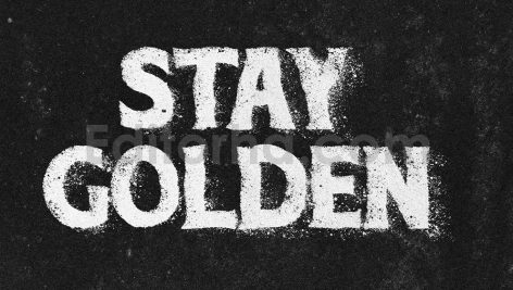 Dust Distortion Text Effect