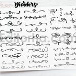 Vector flourish dividers SVG