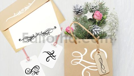 Vector flourish dividers SVG