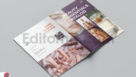 دانلود فایل لایه باز کاتالوگ و بروشور محصولات آرایشی، زیبایی و مراقبت پوست