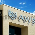 Logo Mockup on Office Building
