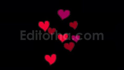 Red Hand Drawn Heart Scribble Animation