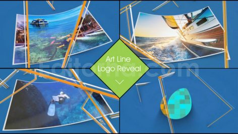 Art Line Logo Reveal