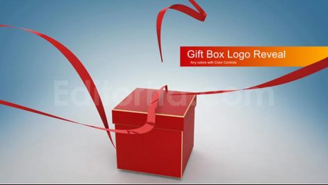 Gift Box Logo Reveal