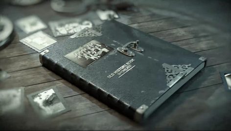 Old History Book Showcase