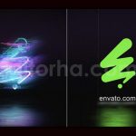 Neon Glitch Logo Reveal