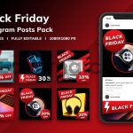 Black Friday Instagram Posts Pack